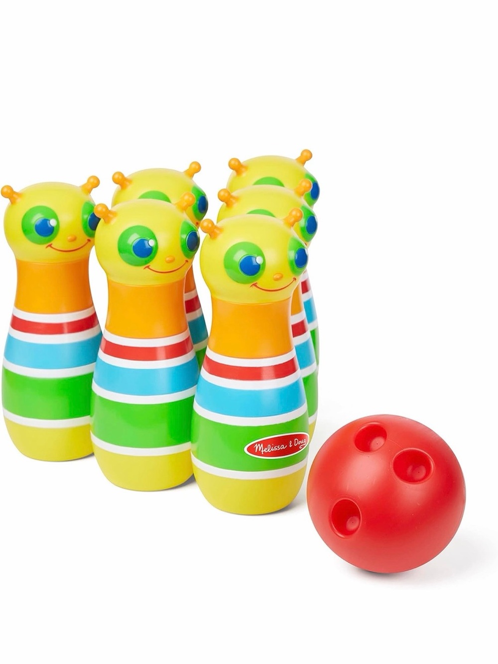 Melissa & Doug Colorful Caterpillar Bowling Set